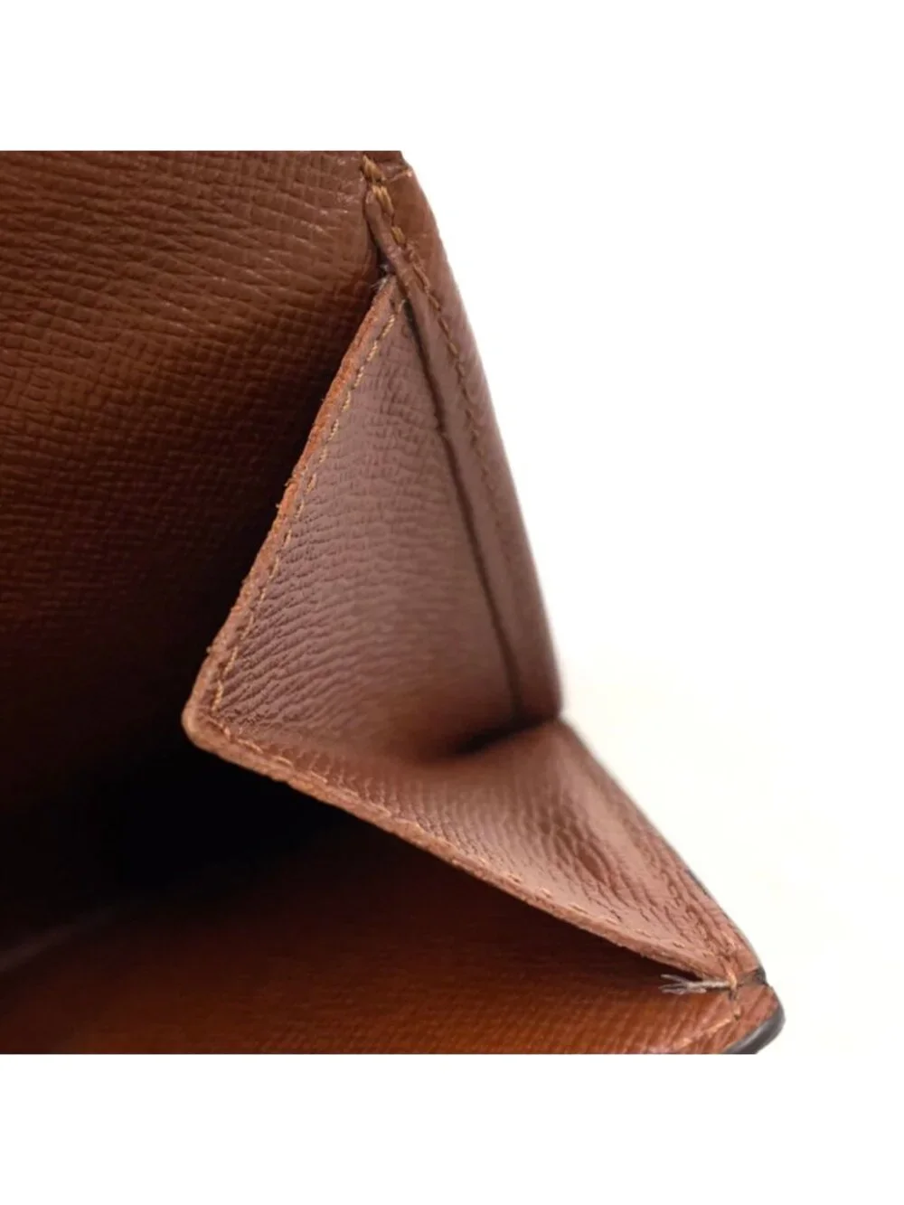Louis Vuitton Porte Monet Billets Cult Cles Monogram Leather Brown Trifold